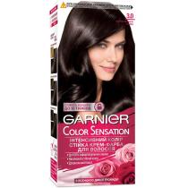Фарба для волосся 3.0 розкішний каштан Color Sensation Garnier, 110 мл