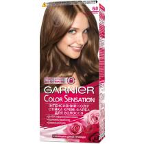Фарба для волосся 6.0 розкішний темно-русявий Color Sensation Garnier, 110 мл