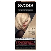Крем-фарба для волосся стійка 9.5 Перлинний блонд Syoss BL, 115 мл