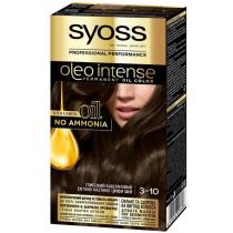 Фарба безаміачна стійка для волосся 3.10 Глибокий каштановий Syoss Oleo Intense, 115 мл