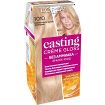 Стійка фарба для волосся без аміаку 1010 світло-світло-русявий попелястий Casting Crème Gloss L'Oreal, 180 мл