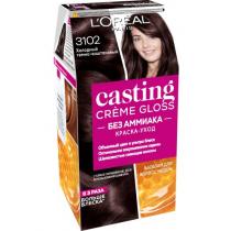 Стійка фарба для волосся без аміаку 3102 холодний темно-каштановий Casting Crème Gloss L'Oreal, 180 мл
