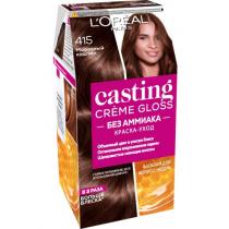 Стійка фарба для волосся без аміаку 415 морозний каштан Casting Crème Gloss L'Oreal, 180 мл