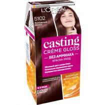 Стійка фарба для волосся без аміаку 5102 холодний мокко Casting Crème Gloss L'Oreal, 180 мл