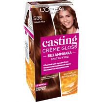 Стійка фарба для волосся без аміаку 535 шоколад Casting Crème Gloss L'Oreal, 180 мл
