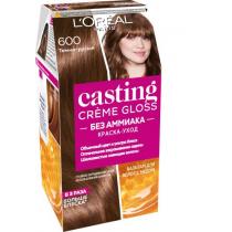 Стійка фарба для волосся без аміаку 600 темно-русявий Casting Crème Gloss L'Oreal, 180 мл