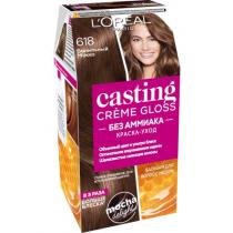 Стійка фарба для волосся без аміаку 618 ванільний мокко Casting Crème Gloss L'Oreal, 180 мл