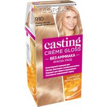 Стійка фарба для волосся без аміаку 910 дуже світло-русявий попелястий Casting Crème Gloss L'Oreal, 180 мл