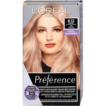 Фарба для волосся 8.12 Аляска світло-попелястий бежевий блондин Recital Preference L'oreal, 174 мл