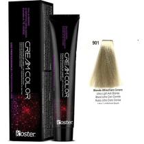 Крем-фарба для волосся 901 Ультрасвітлий попелястий блондин Cream Color Koster, 100 мл