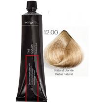 Фарба для волосся 12.00 Супер освітлюючий блондин інтенсивний Sergilac Color Cream, 120 мл
