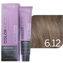 Фарба для волосся без аміаку 6.12 Темний пурпурний блонд Revlonissimo Color Excel Tone On Tone Revlon, 70 мл