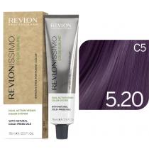 Безаміачна фарба для волосся 5.20 Насичений коричневий фіолетовий Revlonissimo Color Sublime Vegan Revlon, 75 мл