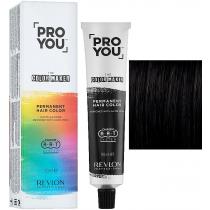 Стійка фарба для волосся 1.0/1N Природний чорний Pro you Color Marker Revlon, 90 мл