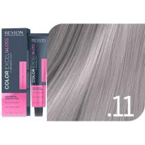 Безаміачний кислотний шиммер для освітленого волосся .11 Сріблястий попелястий Color Excel Gloss Silver Ash Revlon, 70 мл