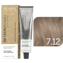 Безаміачна фарба для волосся 7.12 Середній попелястий райдужный блонд Revlonissimo Color Sublime Vegan Revlon, 75 мл