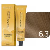 Стійка фарба для волосся 6.3 Темний золотистий блонд Revlonissimo Colorsmetique Color Goldens Revlon, 60 мл