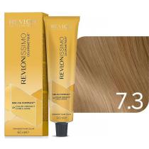 Стійка фарба для волосся 7.3 Середній золотистий блонд Revlonissimo Colorsmetique Color Goldens Revlon, 60 мл