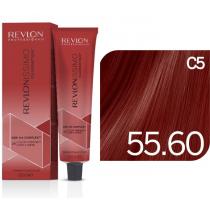 Стійка фарба для волосся 55.60 Глибокий вогняно-червоний шатен Revlonissimo Colorsmetique Color Reds Revlon, 60 мл