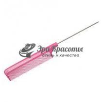 Гребінець для волосся з металевим хвостиком Pink Precision DPC1PNK Denman