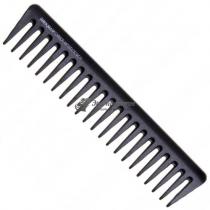 Гребінець для волосся карбонова з рідкими зубчиками Carbon Range DC11 Denman