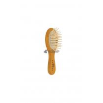 Щетка-мини для волос 12 см из бука с зубчиками из пластика 1504192 Gorgol