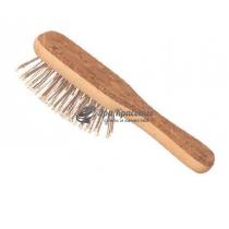 Мини-щетка для волос с пробковым покрытием с зубчиками из металла с шариками из пластика 1514497 Gorgol