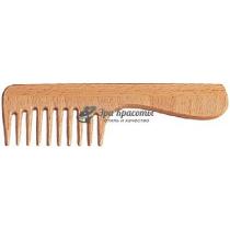 Гребень для волос деревянный с ручкой 2303514 Gorgol