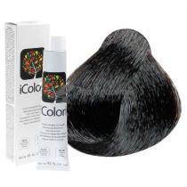 Крем-фарба для волосся 3 Темно-коричневий Icolori KayPro,100 мл