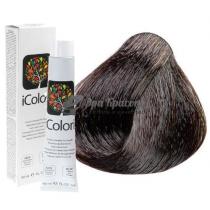 Крем-фарба для волосся 4 Коричневий Icolori KayPro,100 мл