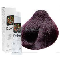 Крем-фарба для волосся 4.2 Фіолетовий коричневий Icolori KayPro,100 мл