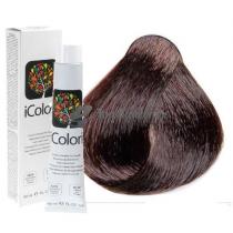Крем-фарба для волосся 4.4 Мідний коричневий Icolori KayPro,100 мл