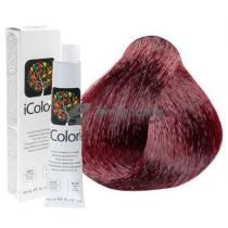 Крем-фарба для волосся 5.55 Насичений махагоновий світло-коричневий Icolori KayPro,100 мл