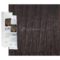 Крем-фарба для волосся 6.18 Крижаний шоколад темний блондин Icolori KayPro,100 мл