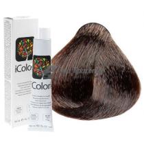 Крем-фарба для волосся 6.73 Каштановий темний блондин Icolori KayPro,100 мл