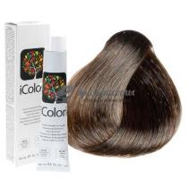 Крем-фарба для волосся 7.1 Попелястий блондин Icolori KayPro,100 мл