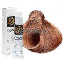 Крем-фарба для волосся 7.34 Золотисто-мідний блондин Icolori KayPro,100 мл