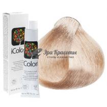 Крем-фарба для волосся 10.03 Натуральний теплий платиновий блондин Icolori KayPro,100 мл