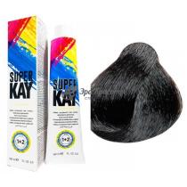 Фарба для волосся 2.00 дуже темний коричневий Super Kay KayPro, 180 мл