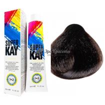 Фарба для волосся 3.00 темно коричневий інтенсивний Super Kay KayPro, 180 мл