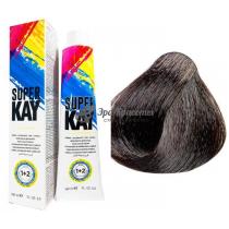 Фарба для волосся 4.00 коричневий інтенсивний Super Kay KayPro, 180 мл