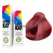 Фарба для волосся 6.66 темно-русявий червоний інтенсивний Super Kay KayPro, 180 мл