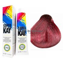 Фарба для волосся 6.666 екстра інтенсивний червоний темний блондин Super Kay KayPro, 180 мл