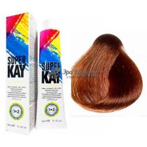 Фарба для волосся 7.444 екстра інтенсивний мідний блондин Super Kay KayPro, 180 мл