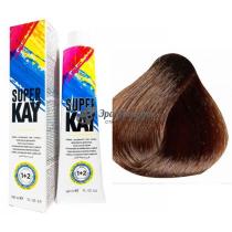 Фарба для волосся 7.73 блондин коричневий холодний Super Kay KayPro, 180 мл