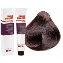 Крем-фарба для волосся стійка безаміачна 4.14 Какао Caviar Supreme KayPro, 100 мл