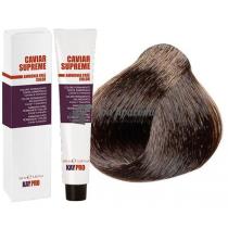 Крем-фарба для волосся стійка безаміачна 5.0 Світло-коричневий Caviar Supreme KayPro, 100 мл