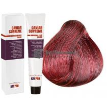 Крем-фарба для волосся стійка безаміачна 6.5 Темний блондин махагон Caviar Supreme KayPro, 100 мл