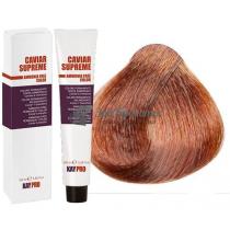 Крем-фарба для волосся стійка безаміачна 7.4 Блондин мідний Caviar Supreme KayPro, 100 мл