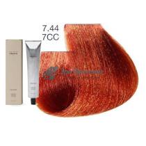 Стійка фарба для волосся 7.44 / 7CC Блондин інтенсивний мідний Colour Previa, 100 мл